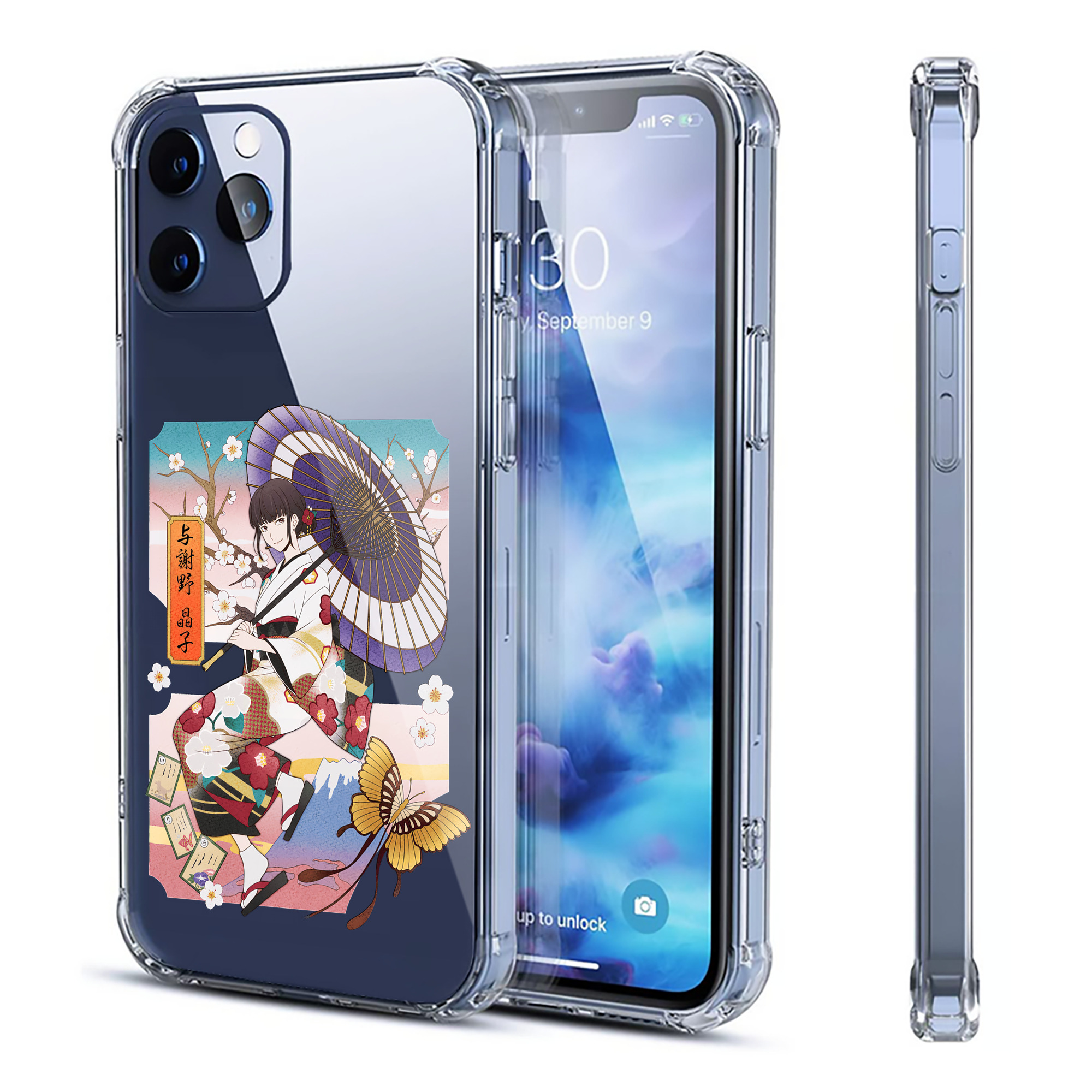 （画像用） 文豪ストレイドッグス Bungo Stray Dogs 【iPhone 12シリーズ対応】透明スマホケース（クリアソフトケース）